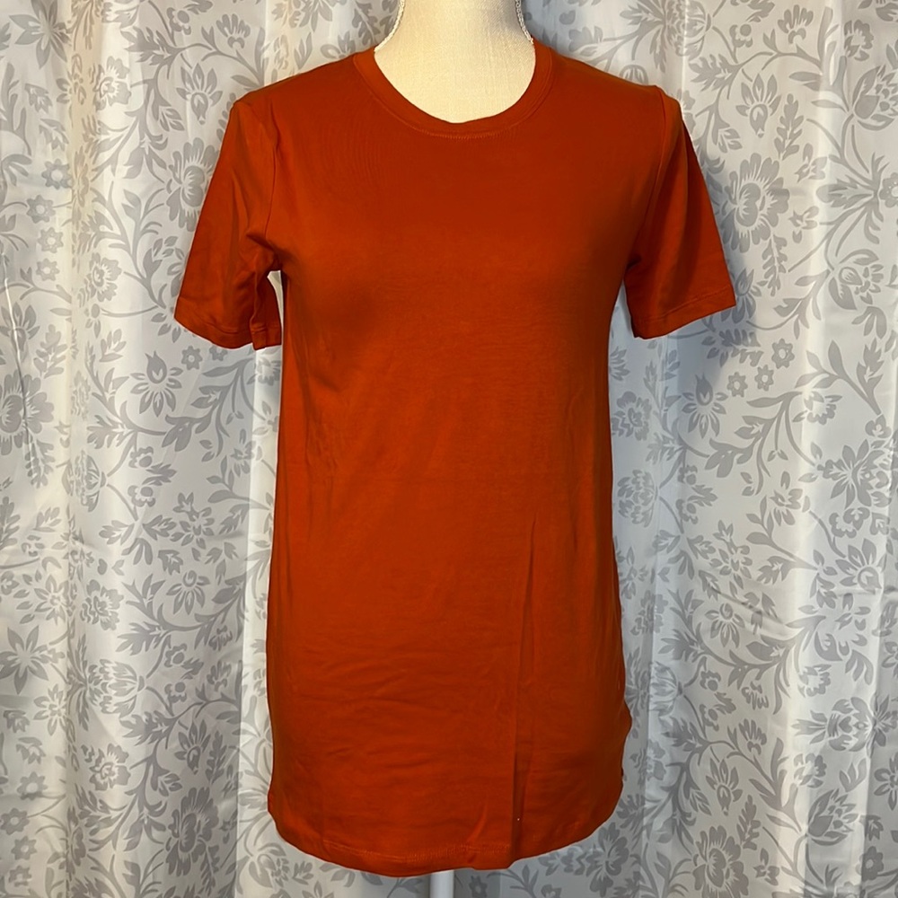 Copper Crew Neck Tee